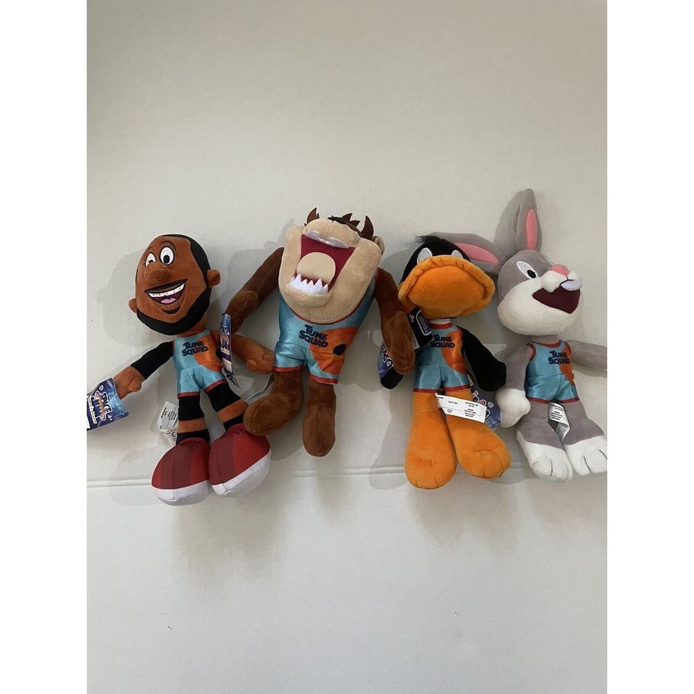 Space‎ Jam A New Legacy B-Ball Buddies Lot (4) Taz Daffy Bugs Lebron James NWT